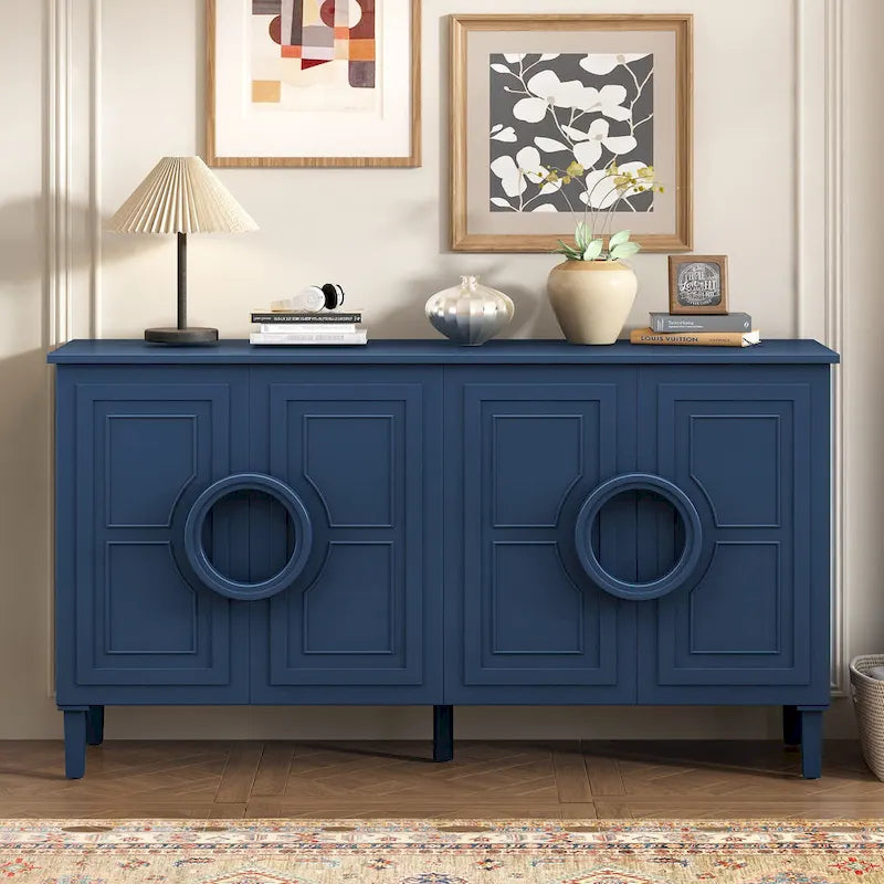 Console 4 portes avec poignées rondes