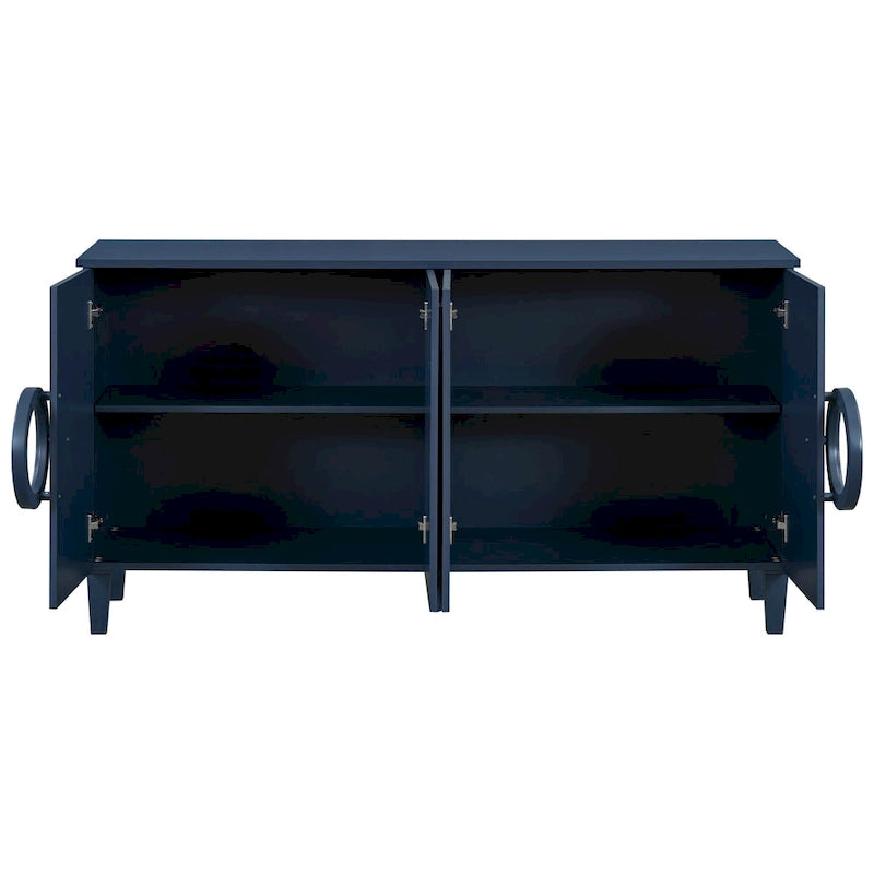 Console 4 portes avec poignées rondes