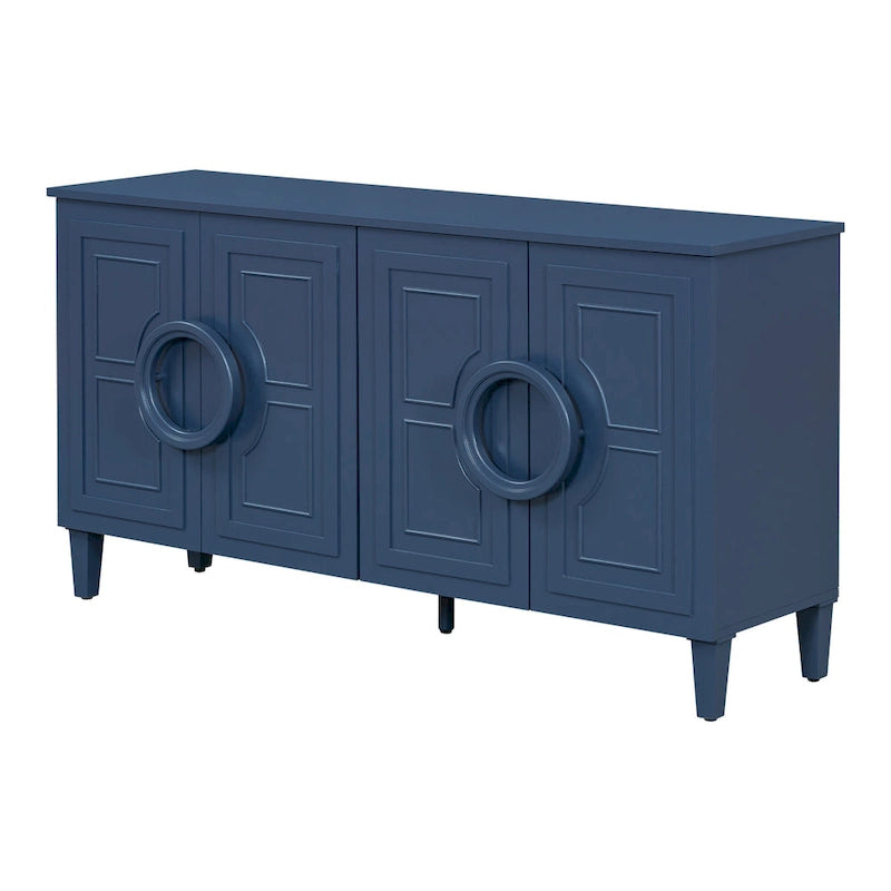 Console 4 portes avec poignées rondes