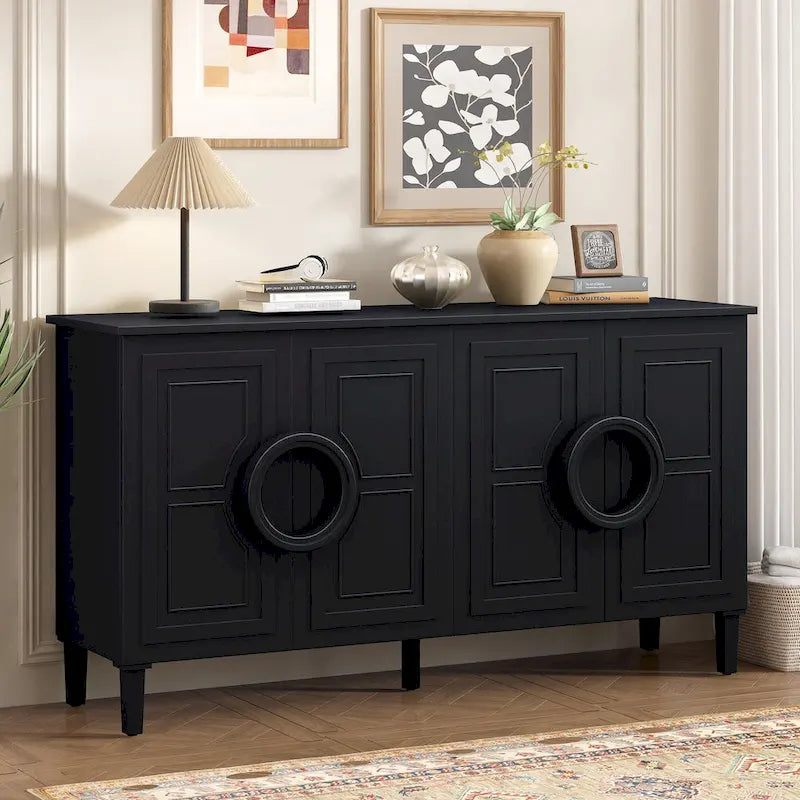 Console 4 portes avec poignées rondes