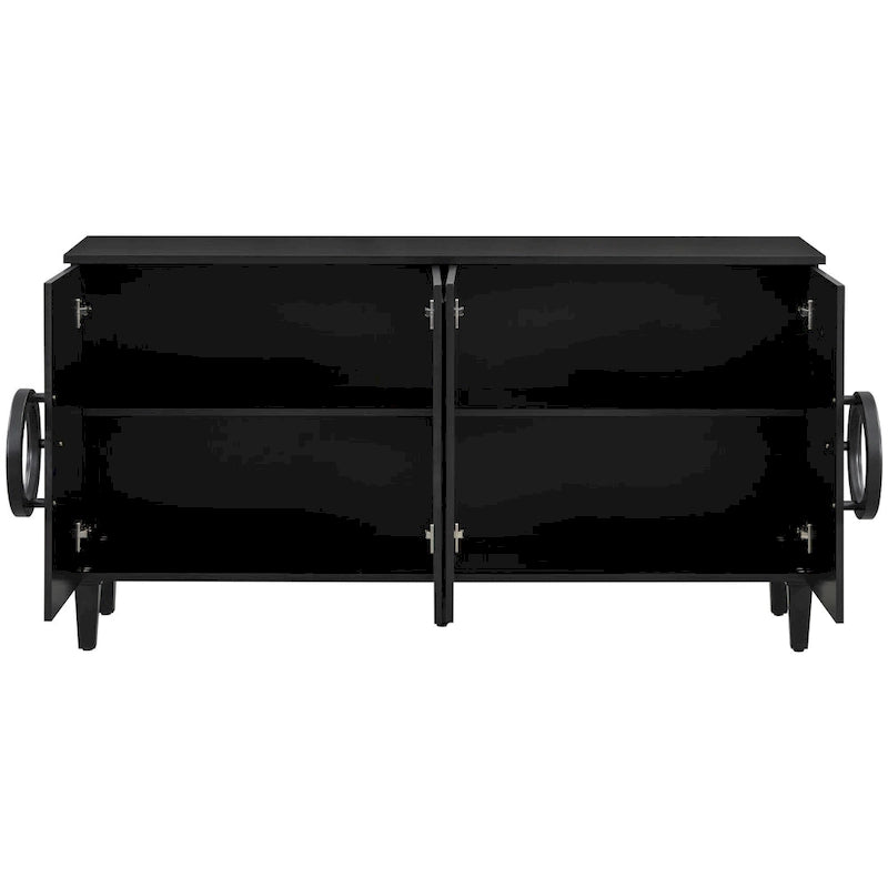 Console 4 portes avec poignées rondes