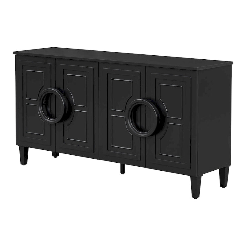 Console 4 portes avec poignées rondes