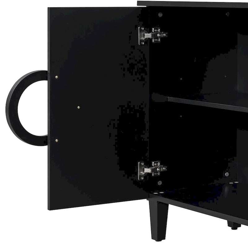 Console 4 portes avec poignées rondes