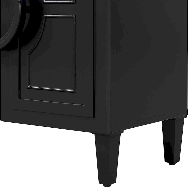 Console 4 portes avec poignées rondes