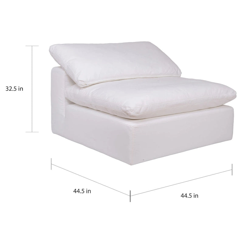 Module de canapé sectionnel moderne - Fauteuil sans accoudoirs