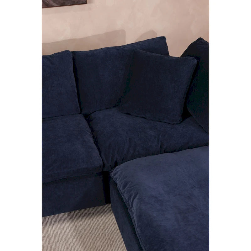 Module de canapé sectionnel moderne - Fauteuil sans accoudoirs