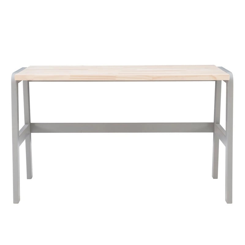 Bureau avec plateau en bois naturel