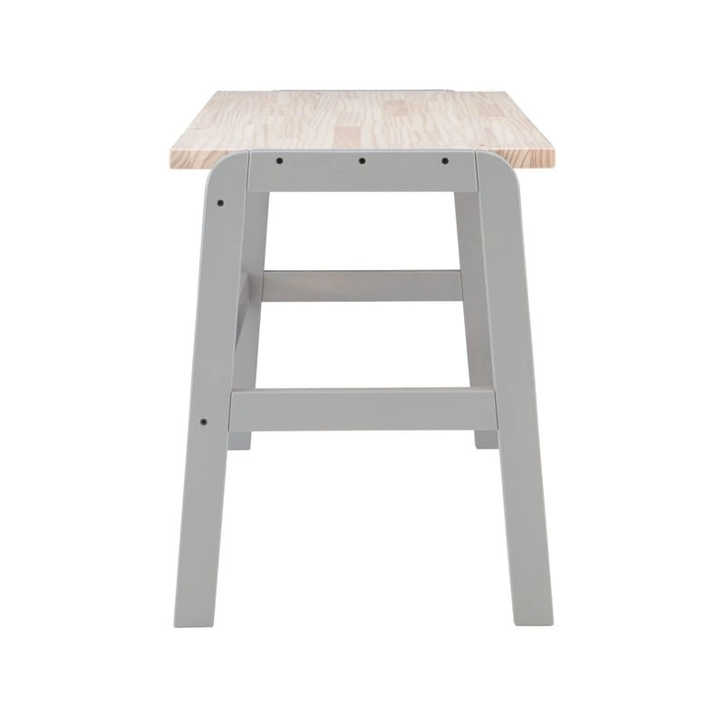 Bureau avec plateau en bois naturel