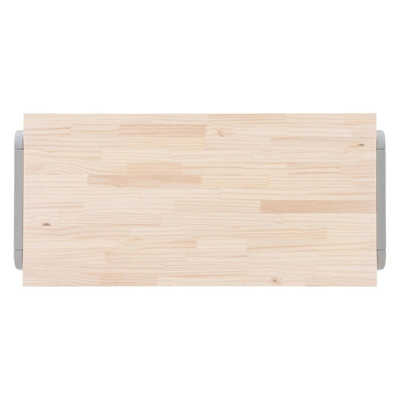 Bureau avec plateau en bois naturel