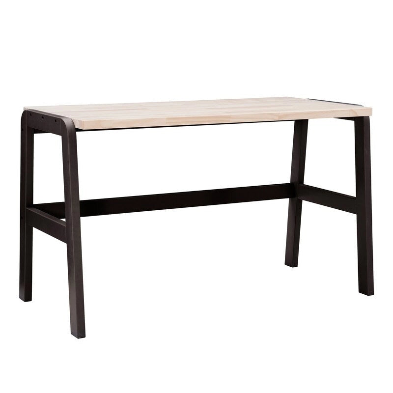 Bureau avec plateau en bois naturel