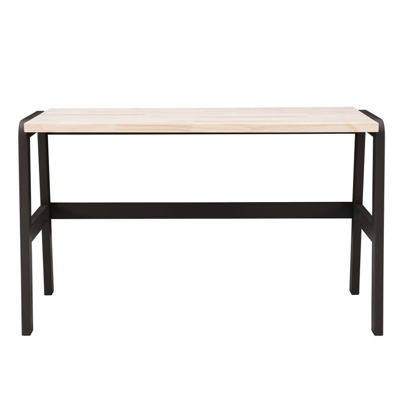Bureau avec plateau en bois naturel