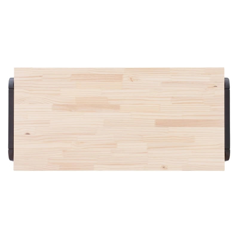 Bureau avec plateau en bois naturel