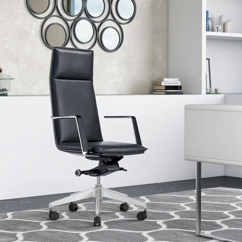 Modrest Gorsky Modern Black High Back Executive Office Chair