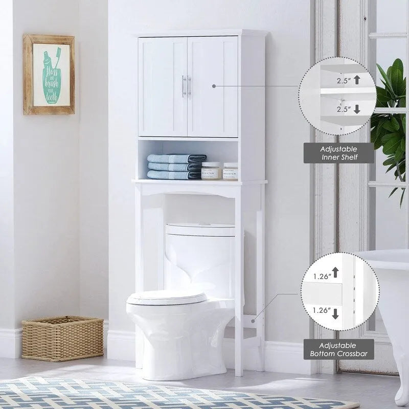 Meuble de Rangement au-dessus des Toilettes