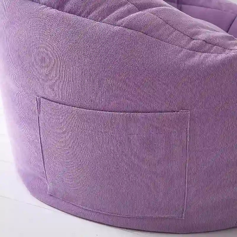 Pouf en velours côtelé Urban Lifestyle